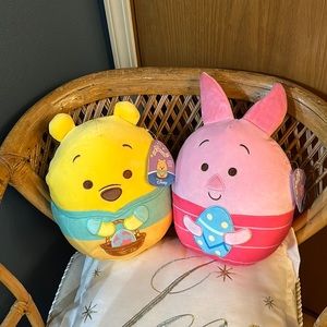 NWT Disney Squishmallow Pooh & Piglet Set Of 2